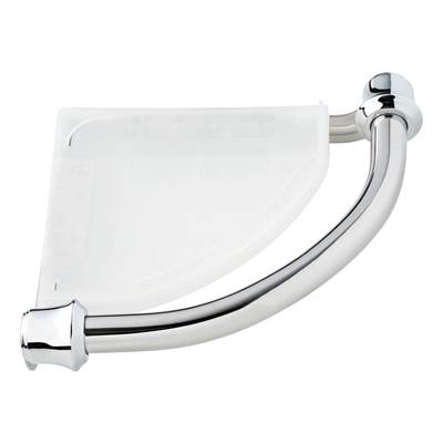 Delta 41316- Traditional Corner Shelf W/Assist Bar - Ch | FaucetExpress.ca