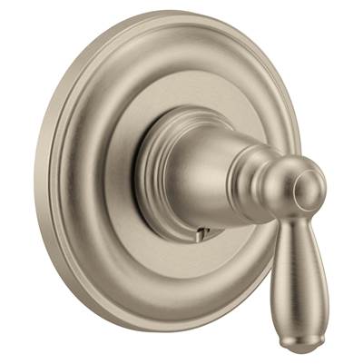 Moen UT2021BN- Brantford 1-Handle M-CORE Transfer Valve Trim Kit in Brushed Nickel (Valve Not Included)
