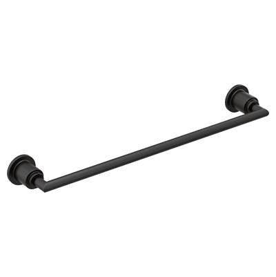 Moen YB0818BL- Arris Matte Black 18'' Towel Bar