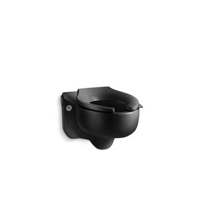 Kohler 4450-C-7- Stratton Water-Guard® Wall-mounted 3.5 gpf Water-Guard(R) flushometer valve elongated blow-out toilet bowl with top inlet, requires seat | FaucetExpress.ca