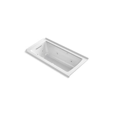 Kohler 1947-XHGHL-0- Archer® 60'' x 30'' integral flange whirlpool + Heated BubbleMassage air bath with left-hand drain | FaucetExpress.ca