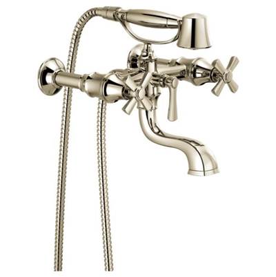 Brizo T70361-PN- Floor Mount Tub Filler Trim W/ Hs 2C