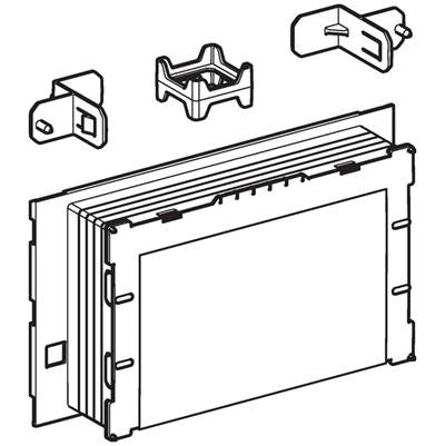 Geberit 243.168.00.1- Installation set, surface-even, for Geberit Sigma concealed cistern 12 cm | FaucetExpress.ca