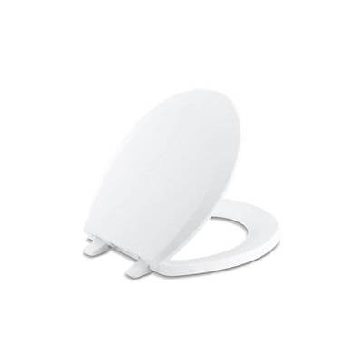 Kohler 4662-0- Lustra Quick-Release round-front toilet seat | FaucetExpress.ca