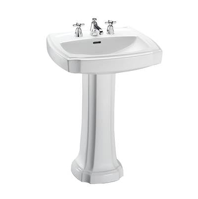 Toto LPT970.8#01- Guinevere 27-1/8'' Lav & Ped Cotton 8'' Hole Spacing | FaucetExpress.ca