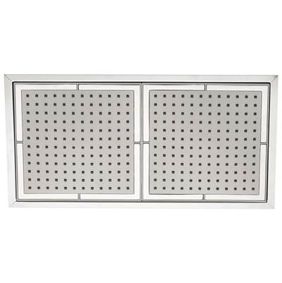 Aquabrass - 802 Ceiling Mount Rain Head 8''X16''