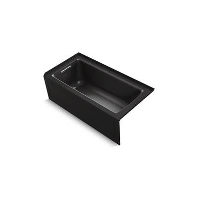 Kohler 1946-LAW-7- Archer® 60'' x 30'' alcove bath with Bask(R) heated surface, integral apron, integral flange and left-hand drain | FaucetExpress.ca