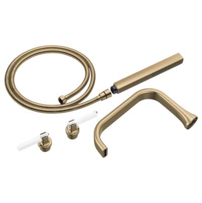 Brizo T70368-GLCL - 2H Tub Filler Trim Kit - Lever Handle