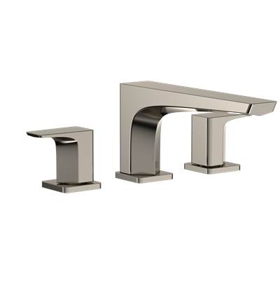 Toto TBG07201U#PN- TOTO GE Two-Handle Deck-Mount Roman Tub Filler Trim, Polished Nickel - TBG07201U#PN | FaucetExpress.ca