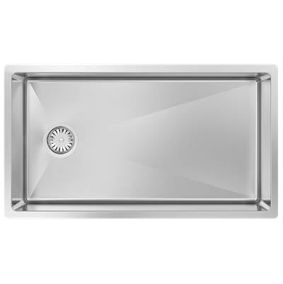 Zomodo MOC762-K1- Standard Kit - Montego Super Single Sink And Accessory Kit - Undermount, 18ga, R15 (inc: bottom grid And cutting board) - FaucetExpress.ca