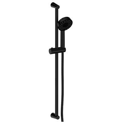 Vogt BH.02.03.MB- Worgl Sliding Shower Bar with 3-Spray Hand Shower Matte Black