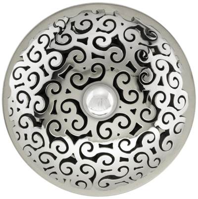 Linkasink D016 - Swirl Grid Strainer with Sphere Screw