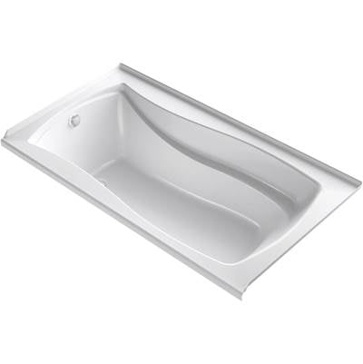 Kohler 1224-GHLW-0- Mariposa® 66'' x 36'' integral flange Heated BubbleMassage air bath with Bask® heated surface and left-hand drain | FaucetExpress.ca