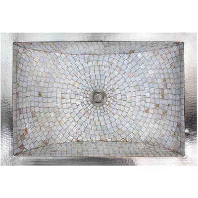 Linkasink V016 - Rectangular Crescent Mosaic Sink - Undermount