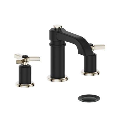 Vogt BF.Z3.1301.PB- Zehn Lavatory Faucet with Pop-Up 8' Center-to-Center Polished Nickel Matte Black