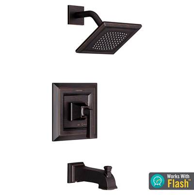 American Standard TU455502.278- Town Square S 2.5 Gpm/9.5 L/Min Tub And Shower Trim Kit With Single Function Showerhead, Double Ceramic Pressure Balance Cartridge With Lever Handle