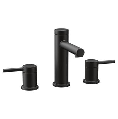 Moen T6193BL- Align 8 in. Widespread 2-Handle Bathroom Faucet Trim Kit in Matte Black (Valve Not Included)