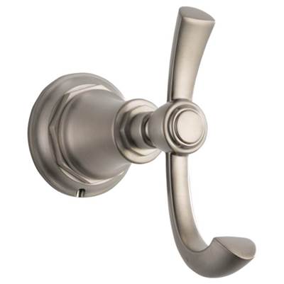 Brizo 693561-NK- Double Robe Hook | FaucetExpress.ca