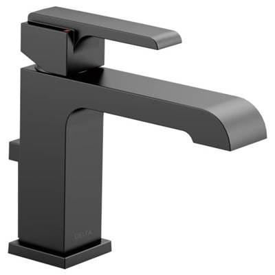 Delta 567LF-BLMPU- Single Hole - Single Handle-4''Plate/Metal Pop-Up | FaucetExpress.ca
