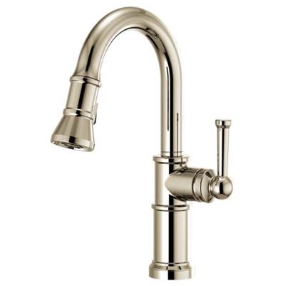 Brizo 63925LF-PN- Pull-Down Prep Faucet | FaucetExpress.ca