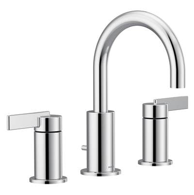 Moen T6222- Cia 8 In. Widespread 2-Handle High-Arc Bathroom Faucet Trim Kit In Chrome (Valve Sold Separately)