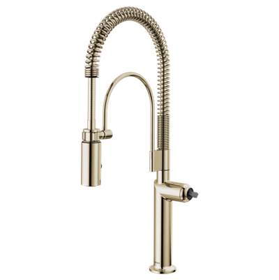 Brizo 63375LF-PNLHP- Spring Spout Pull-Down