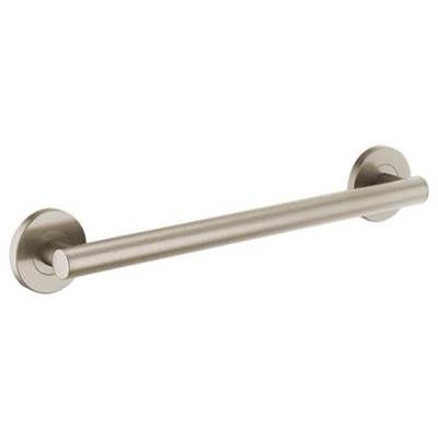 Brizo 69475-BN- Contemporary Decorative Ada Grab Bar - 18''