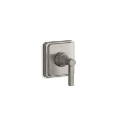 Kohler T13175-4A-BN- Pinstripe® Valve trim with Pure design lever handle for transfer valve, requires valve | FaucetExpress.ca