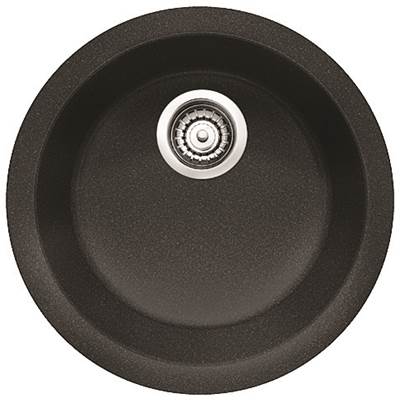 Blanco 400801- BLANCORONDO Bar/Prep Drop-in sink, SILGRANIT®, Anthracite | FaucetExpress.ca