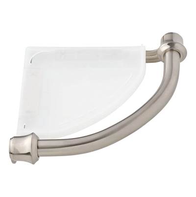 Delta 41316-SS- Traditional Corner Shelf W/Assist Bar - Ss | FaucetExpress.ca