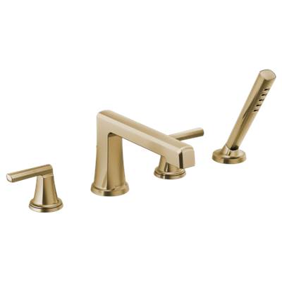 Brizo T67498-GLLHP- Roman Tub With Handshower Dles | FaucetExpress.ca