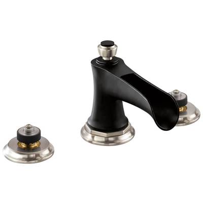 Brizo 65361LF-NKBLLHP-ECO - Two Handle Widespread Lavatory Faucet