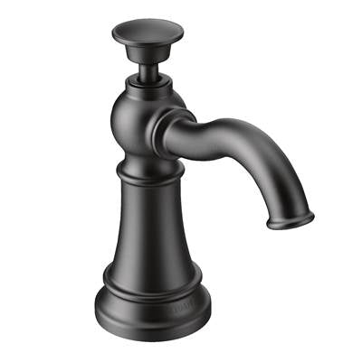 Moen S3945BL- Traditional Soap Dispenser in Matte Black