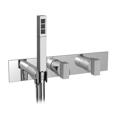 Ca'bano CA64020T99- Thermostatic trim with 2 way diverter and hand spray hook