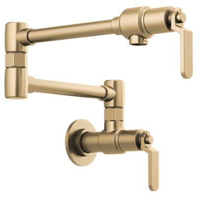 Brizo 62844LF-GL- Wall Mounted Pot Filler | FaucetExpress.ca