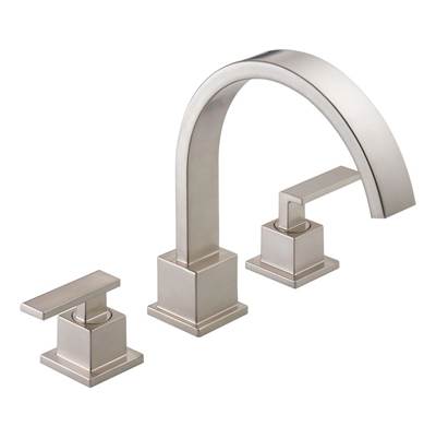 Delta T2753-SS- Vero: 3-Hole Roman Tub Trim | FaucetExpress.ca