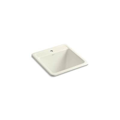 Kohler 19022-1-96- Park Falls 21'' x 22'' x 13-3/4'' Top-mount/undermount utility sink with single faucet hole | FaucetExpress.ca
