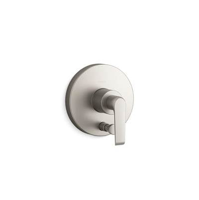 Kohler T97019-4-BN- Avid Rite-Temp® valve trim with push-button diverter and lever handle | FaucetExpress.ca