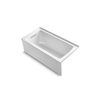 Kohler 1946-LA-0- Archer® 60'' x 30'' alcove bath with integral apron, integral flange and left-hand drain | FaucetExpress.ca