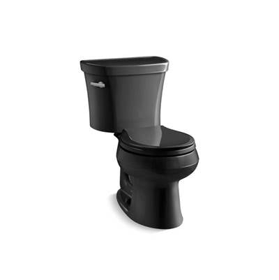Kohler 3947-7- Wellworth® Two-piece round-front 1.28 gpf toilet with 14'' rough-in | FaucetExpress.ca
