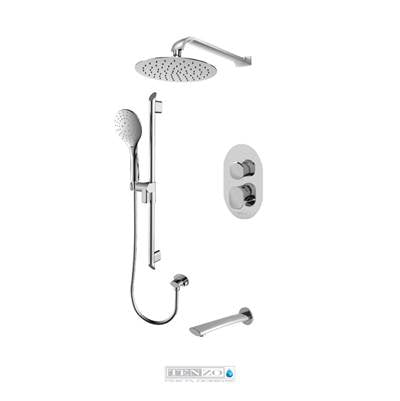 Tenzo F-FLPB33-501115- Trim For Fluvia T-Box Kit 3 Functions Pres Bal - FaucetExpress.ca