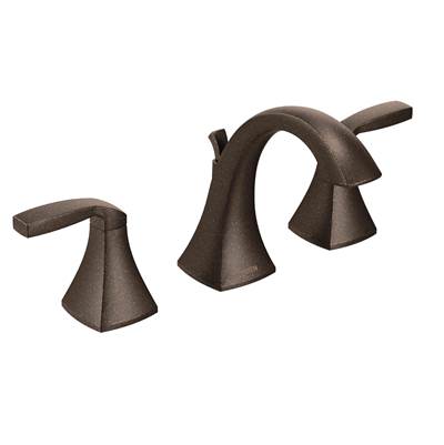 Moen T6905ORB- Voss 8 in. Widespread 2-Handle High-Arc Bathroom Faucet Trim Kit in Oil Rubbed Bronze (Valve Not Included) - FaucetExpress.ca