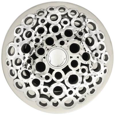 Linkasink D017 - Loop Grid Strainer with White Stone Screw