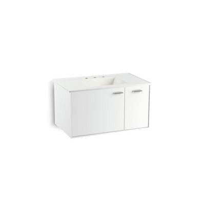Kohler 99543-R-1WA- Jute® 36'' wall-hung bathroom vanity cabinet with 1 door and 1 drawer on right | FaucetExpress.ca