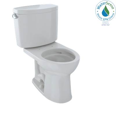 Toto CST453CEFG#11- Drake Ii Round Front Bowl+Tank C453Cefg + St454E - Col. White | FaucetExpress.ca