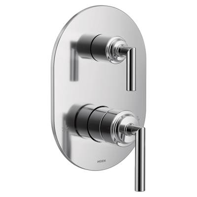 Moen UTS3311- Arris M-CORE 3-Series 2-Handle Shower Trim with Integrated Transfer Valve in Chrome (Valve Not Included)