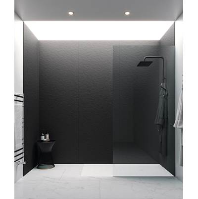 Royal Bath and Marble PANSTONE60363GR- Wall Panels Package for Shower base Size 6036 3 W GRAFFITO