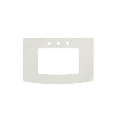 American Standard 7840800.820- Quartz Top With 8-Inch Widespread For Townsend Under Counter Sink