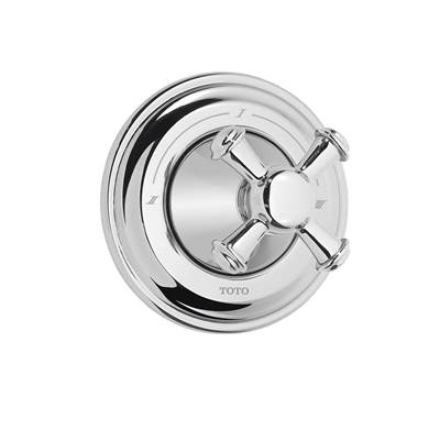 Toto TS220XW#CP- Trim Vivian Cross Diverter 3-Way Without Off | FaucetExpress.ca