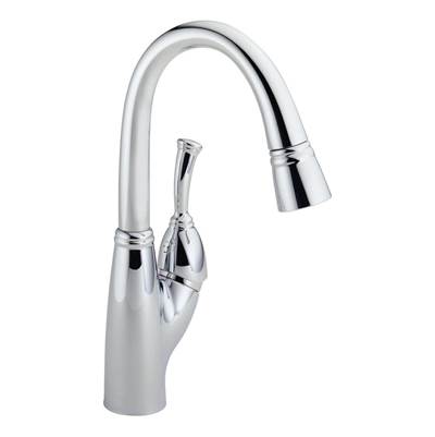 Delta 999-DST- Allora 1H Pull-Down Bar/Prep- Fct W/Dst | FaucetExpress.ca